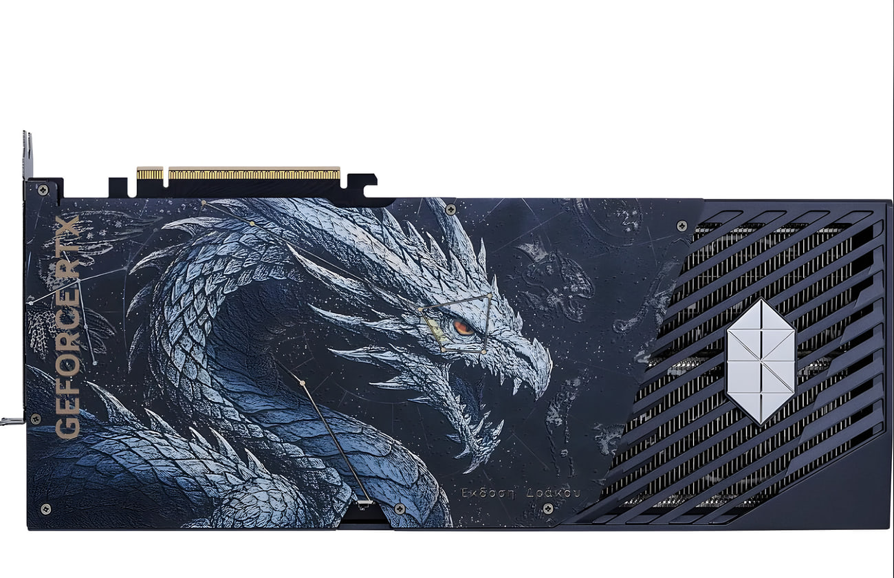طراحی کارت گرافیک MSI با طرح اژدها روی بدنه