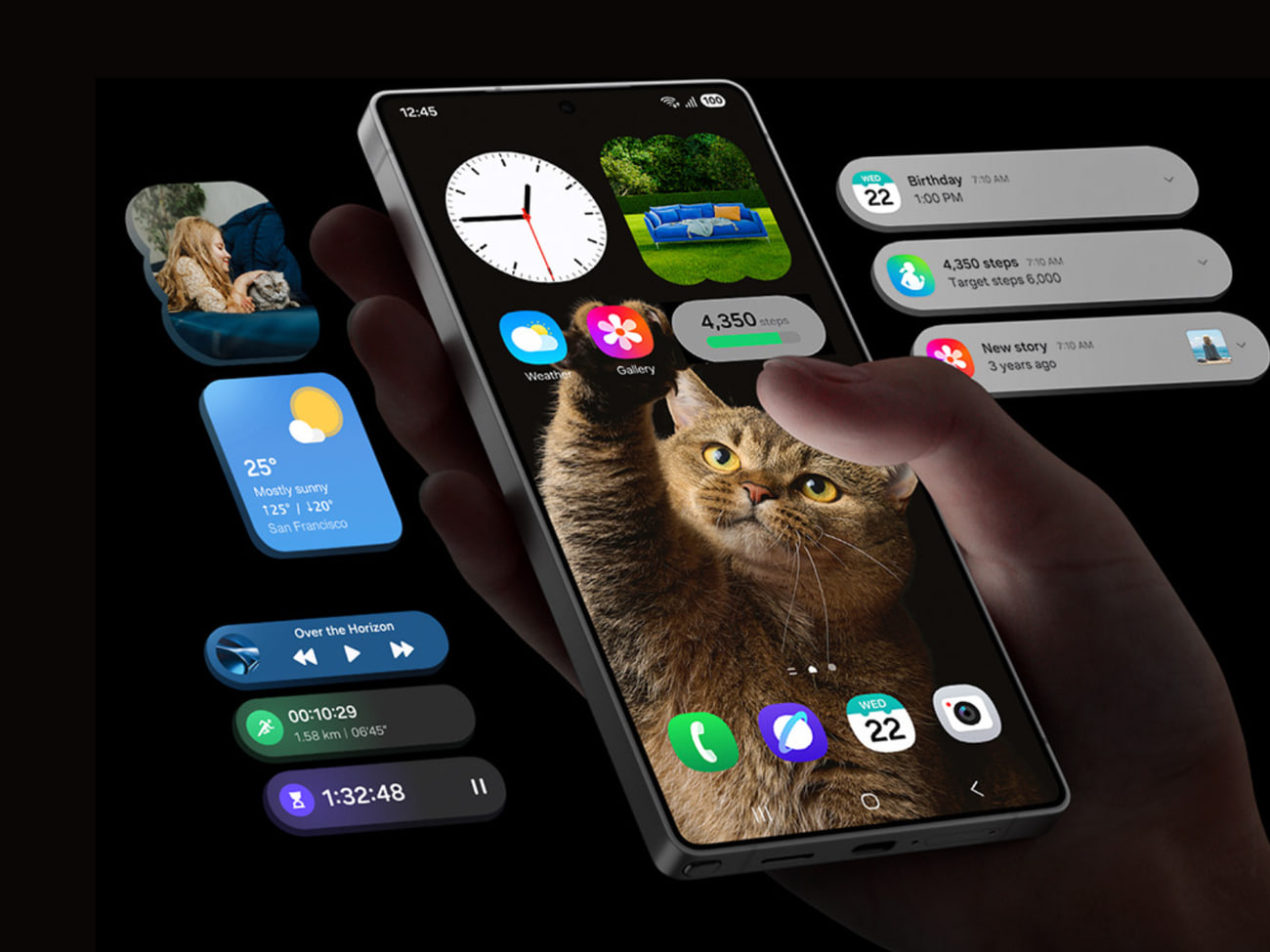 کانسپت رابط کاربری One UI 9 سامسونگ