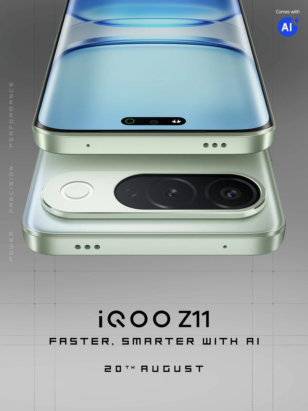 فاش شدن قیمت iQOO Z11 پیش از رونمایی؛ باتری ۷۰۵۰ میلی‌آمپرساعتی و قابلیت‌های هوش مصنوعی تأیید شد