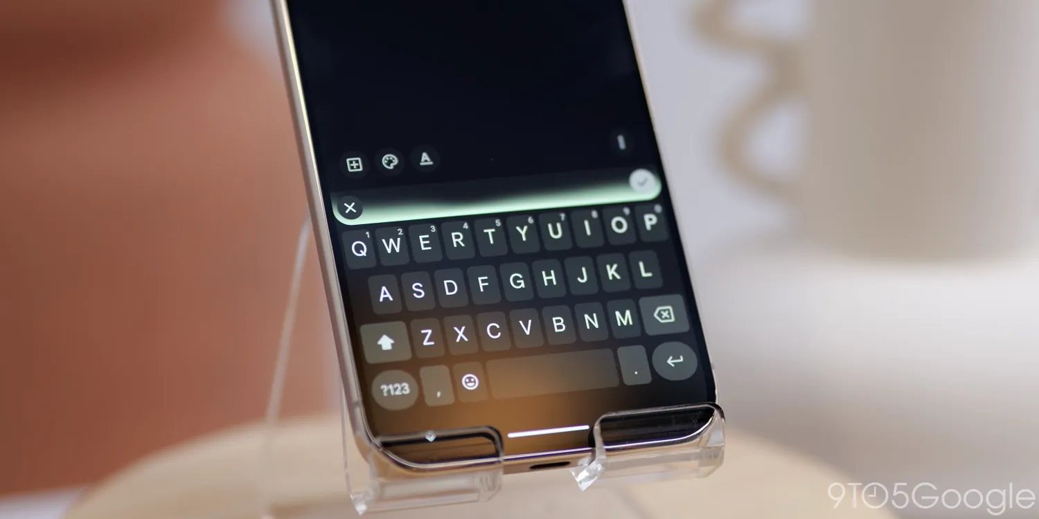 نمونه تایپ صوتی هوشمند Rambler در کیبورد Gboard