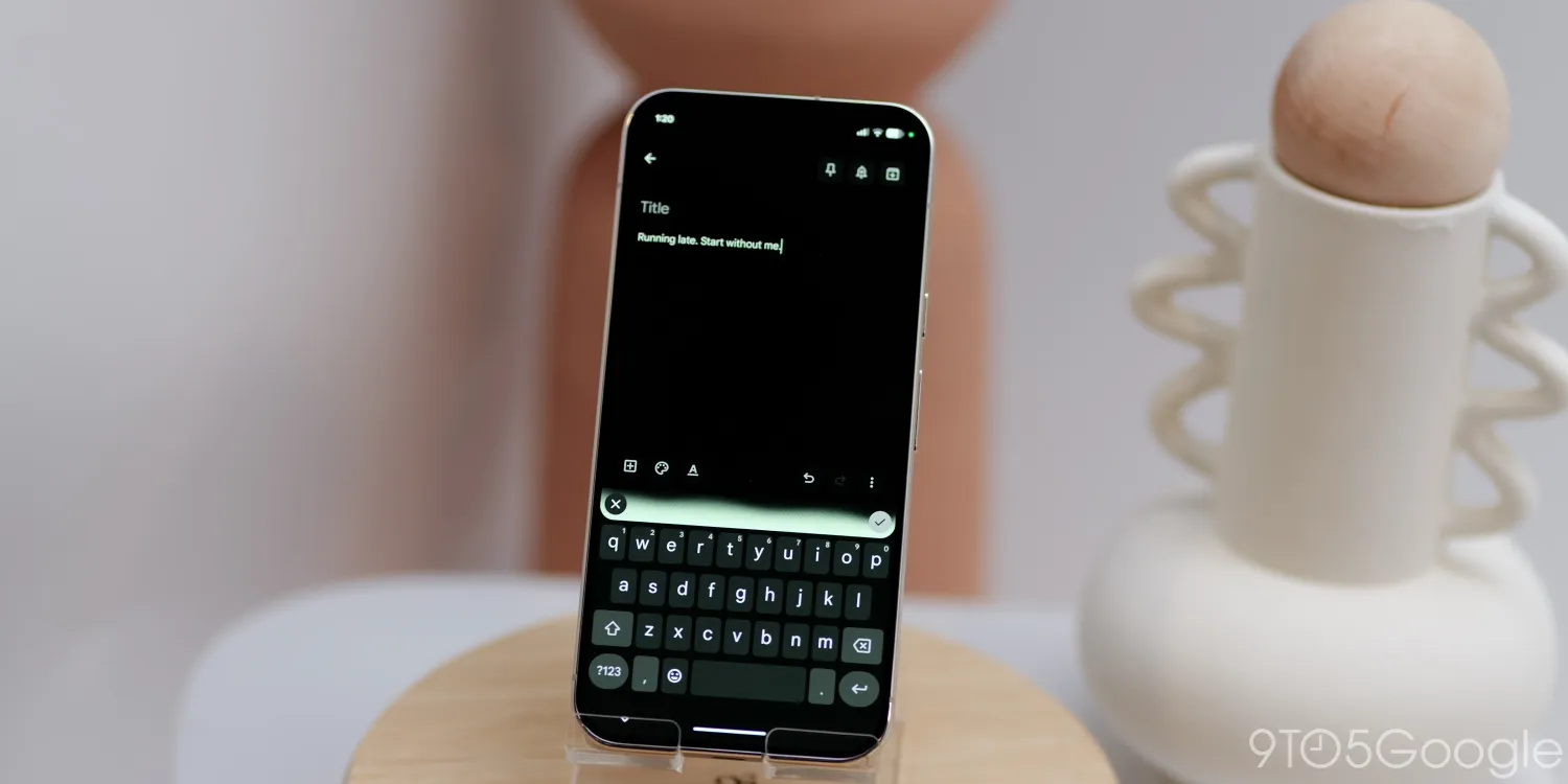 نمونه دیگری از قابلیت تایپ صوتی Rambler در Gboard
