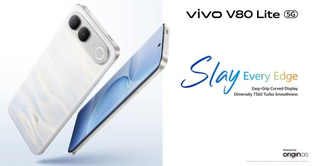 ویوو V80 لایت 5G معرفی شد؛ نمایشگر خمیده، باتری ۷۰۵۰ میلی‌آمپری و دوربین ۵۰ مگاپیکسلی سونی