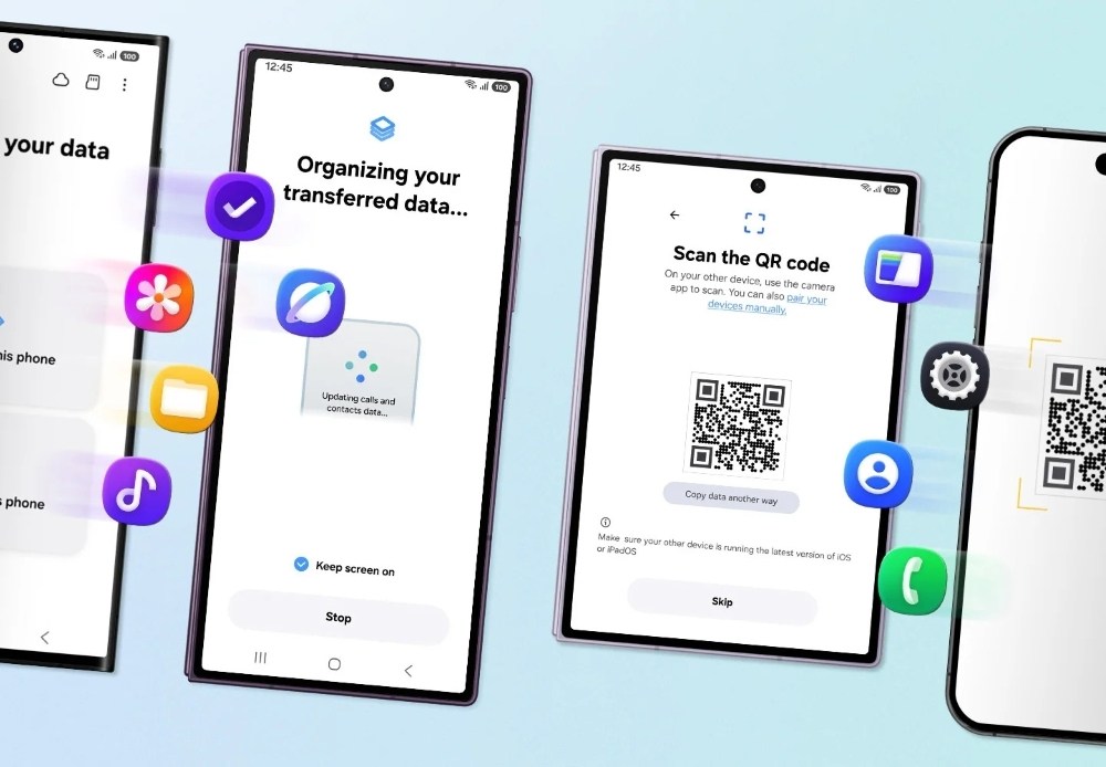 فرآیند انتقال داده با Smart Switch سامسونگ