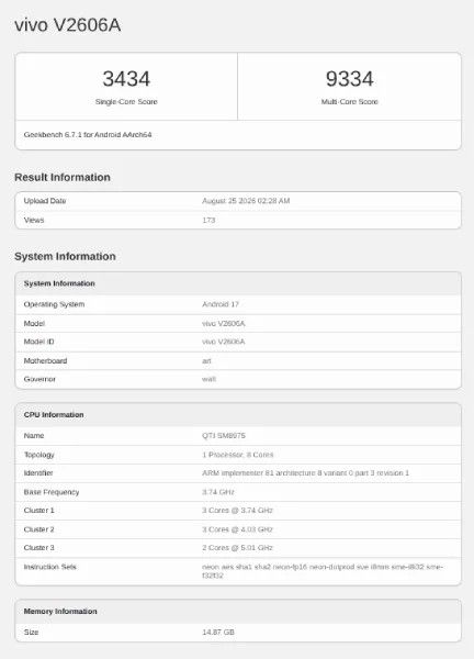 تست بنچمارک اسنپدراگون 8 الیت Extreme