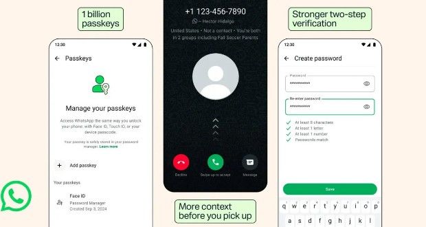 قابلیت‌های امنیتی جدید واتساپ