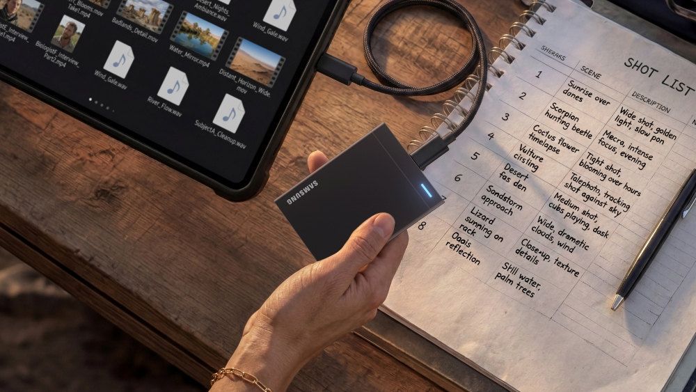 حافظه SSD پرتابل سامسونگ P9 با پشتیبانی از USB4