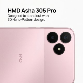 نمای پشتی HMD Asha 305 Pro و جزئیات دوربین