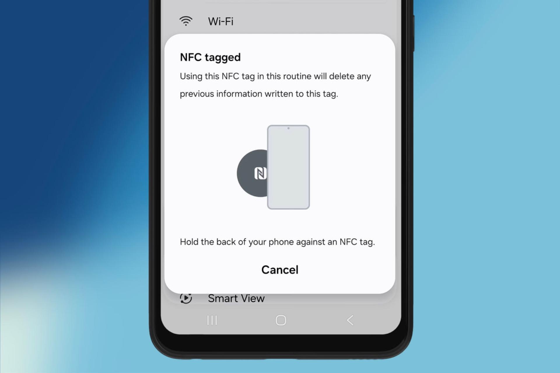 شناسایی تگ NFC توسط گوشی هوشمند سامسونگ