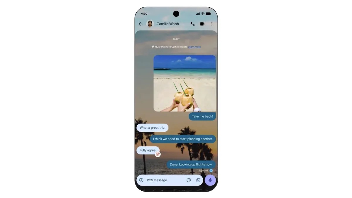 ادغام Google Keep و Google Messages