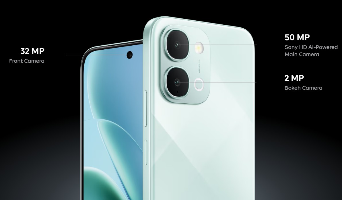 نمای جلویی و پشتی گوشی iQOO Z11xa 5G