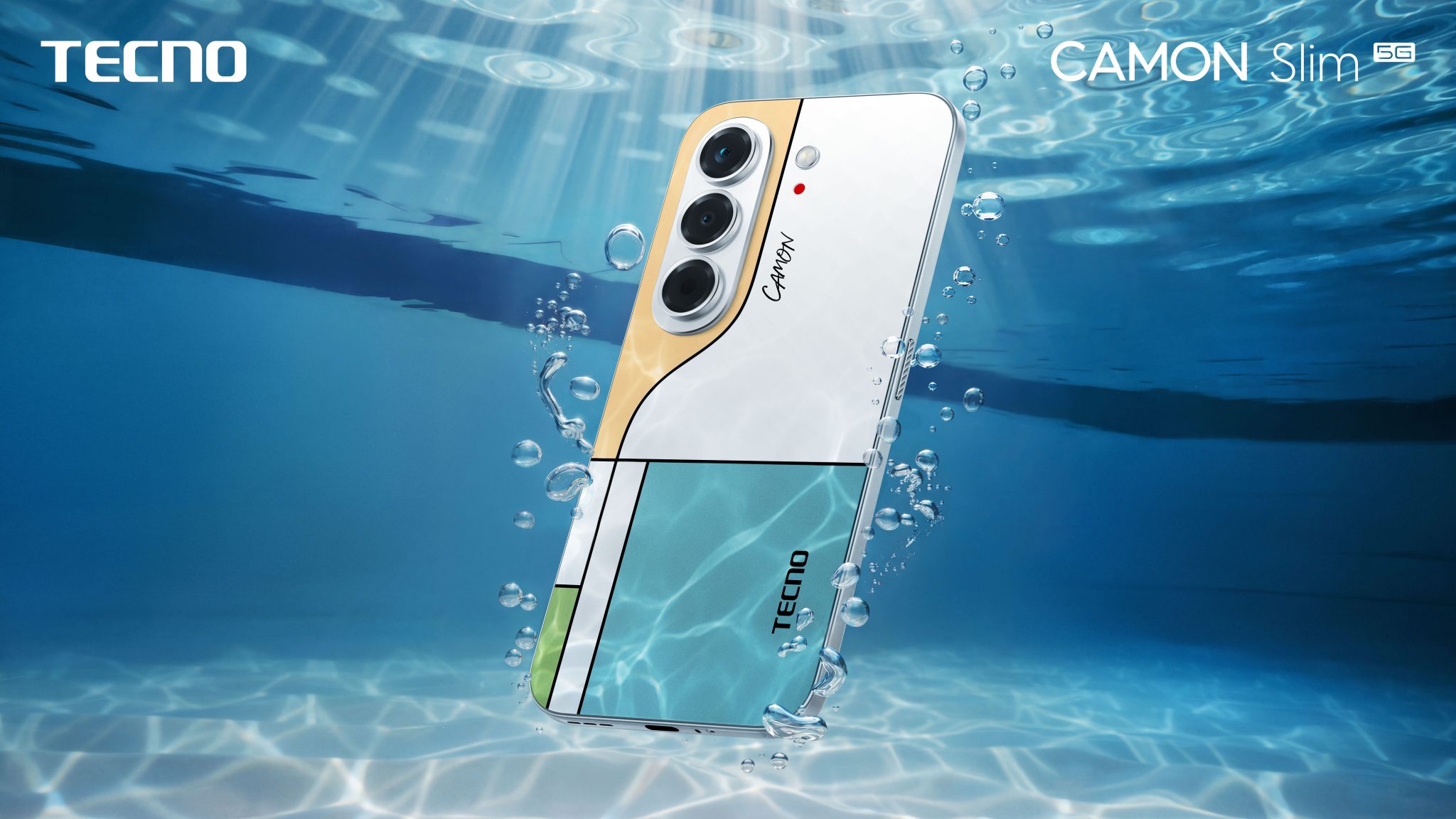 طراحی باریک تکنو Camon Slim 5G