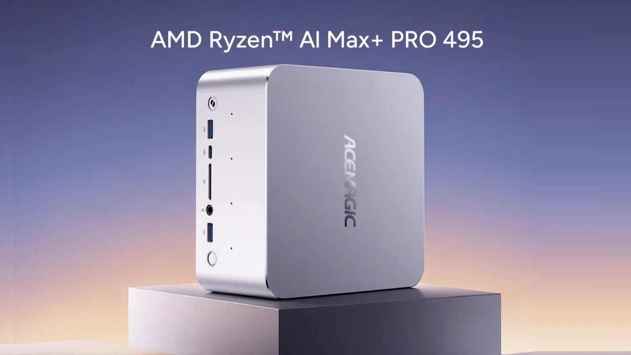 پورت‌های پشتی مینی کامپیوتر Acemagic F9A