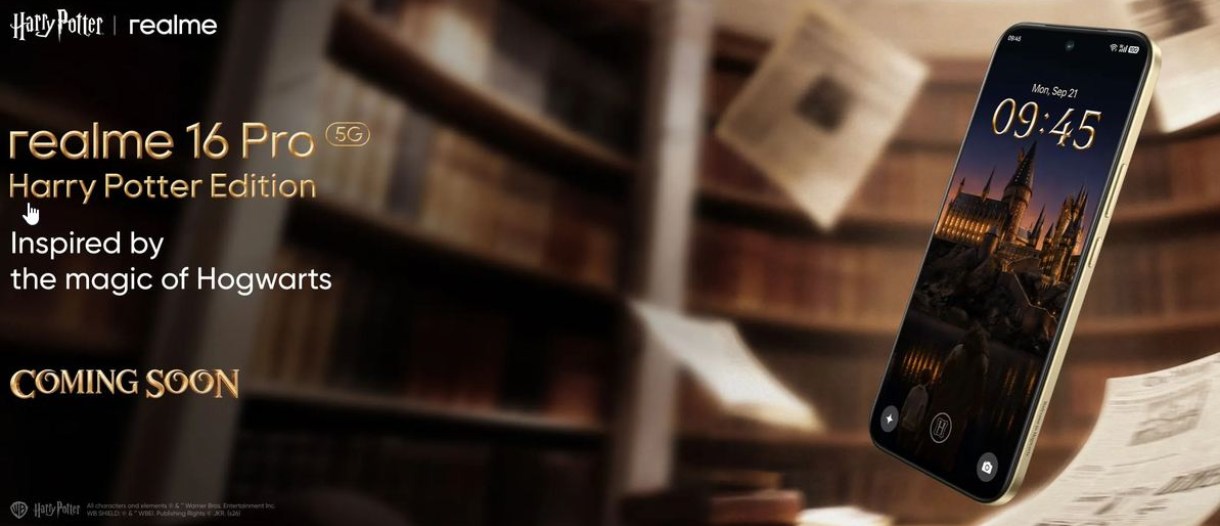 Realme 16 Pro  Harry Potter Edition teased