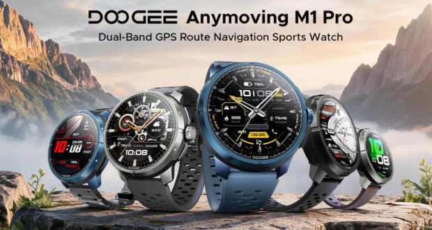 دوجی Anymoving M1 Pro معرفی شد؛ ساعت جانسخت مخصوص طبیعتگردی با شارژدهی ۳۰ روزه
