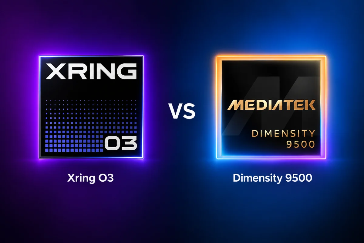Xring O3 vs Dimensity 9500
