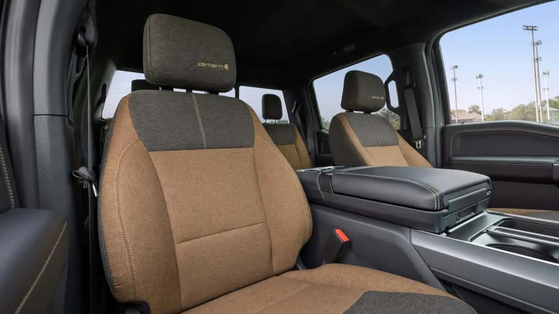 کابین فورد F-150 با صندلیهای Carhartt