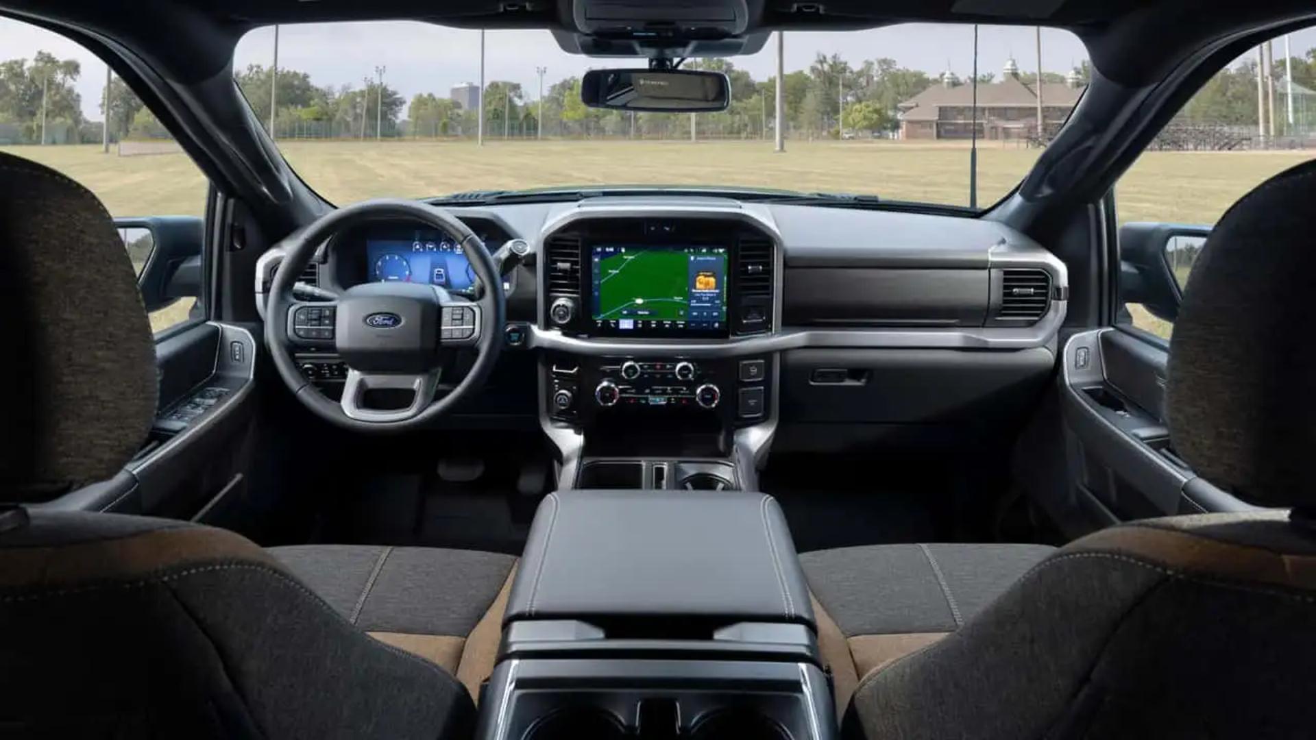 داشبورد و کابین داخلی فورد F-150 مدل 2027