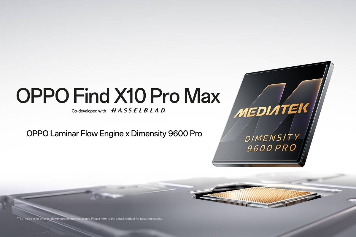 اوپو Find X10 Pro Max با تراشه دایمنسیتی 9600 پرو