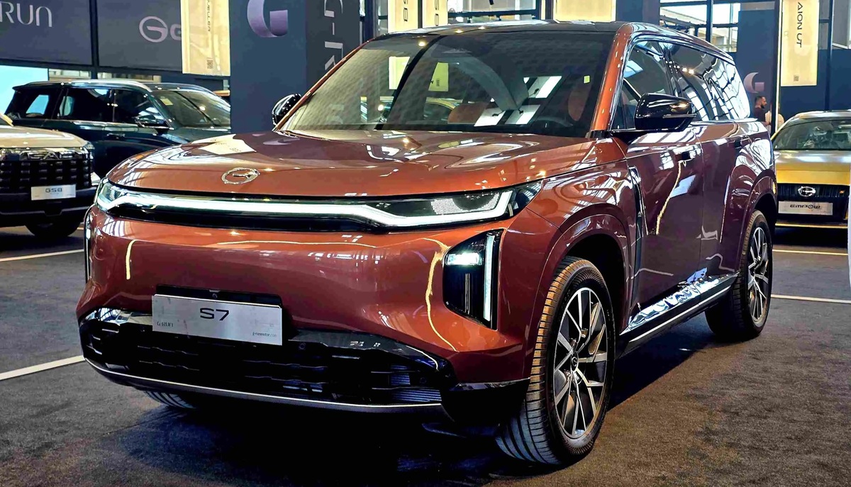 نمای جلوی GAC S7 در نمایشگاه تهران
