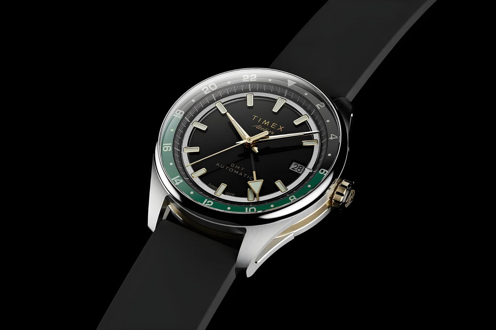 تایمکس از گرانترین ساعت مکانیکی خود رونمایی کرد؛ Atelier GMT Première M1a با موتور سوئیسی