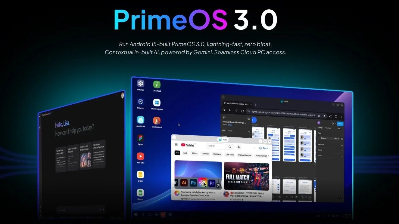 نمایشگر و طراحی Primebook 3 Max