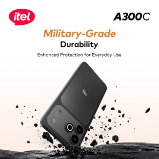 نمای جلوی آیتل A300C با نمایشگر 6.56 اینچی
