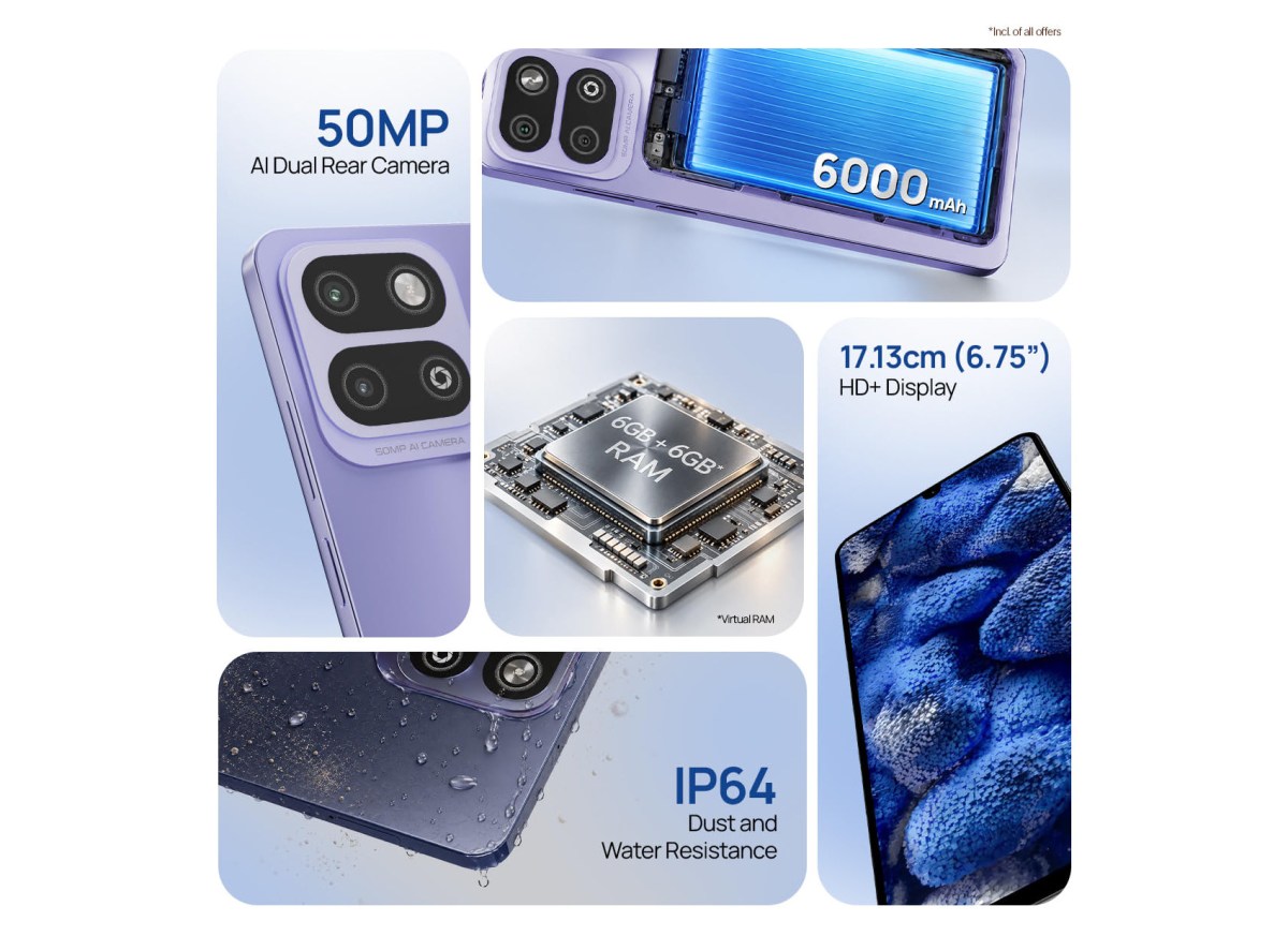 مشخصات سخت‌افزاری لاوا Bold N4 Pro