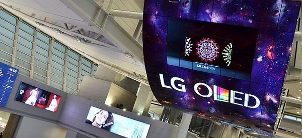  بزرگترین نمایشگر OLED جهان را الجی در فرودگاه اینچئون نصب کرد 